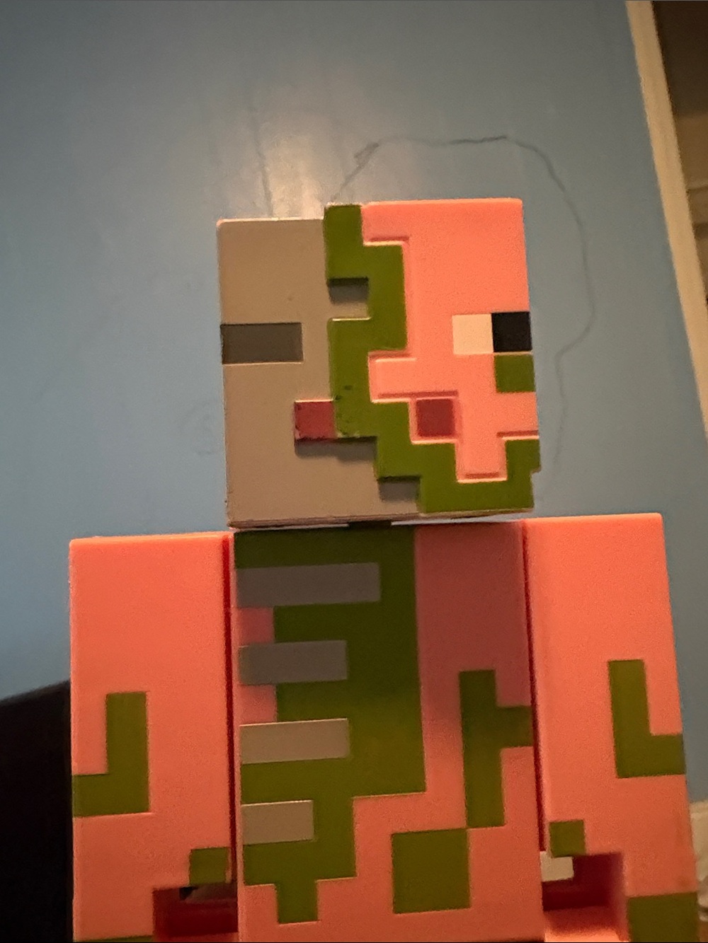 Minecraft Zombie Pigman Large Posable Action Figure 8.5” Mojang Pig Man 2018